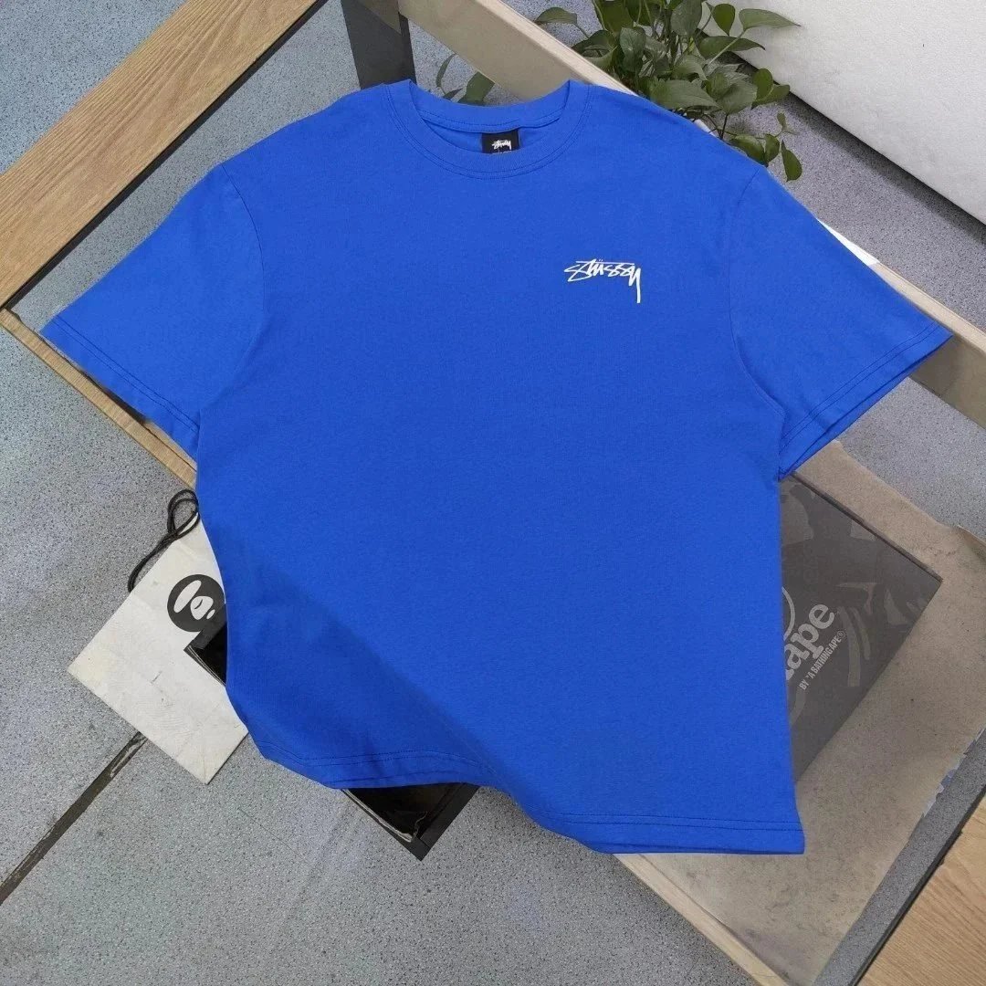 Stüssy T-Shirts Short-sleeve crew-neck logo graphic T-shirt — 2