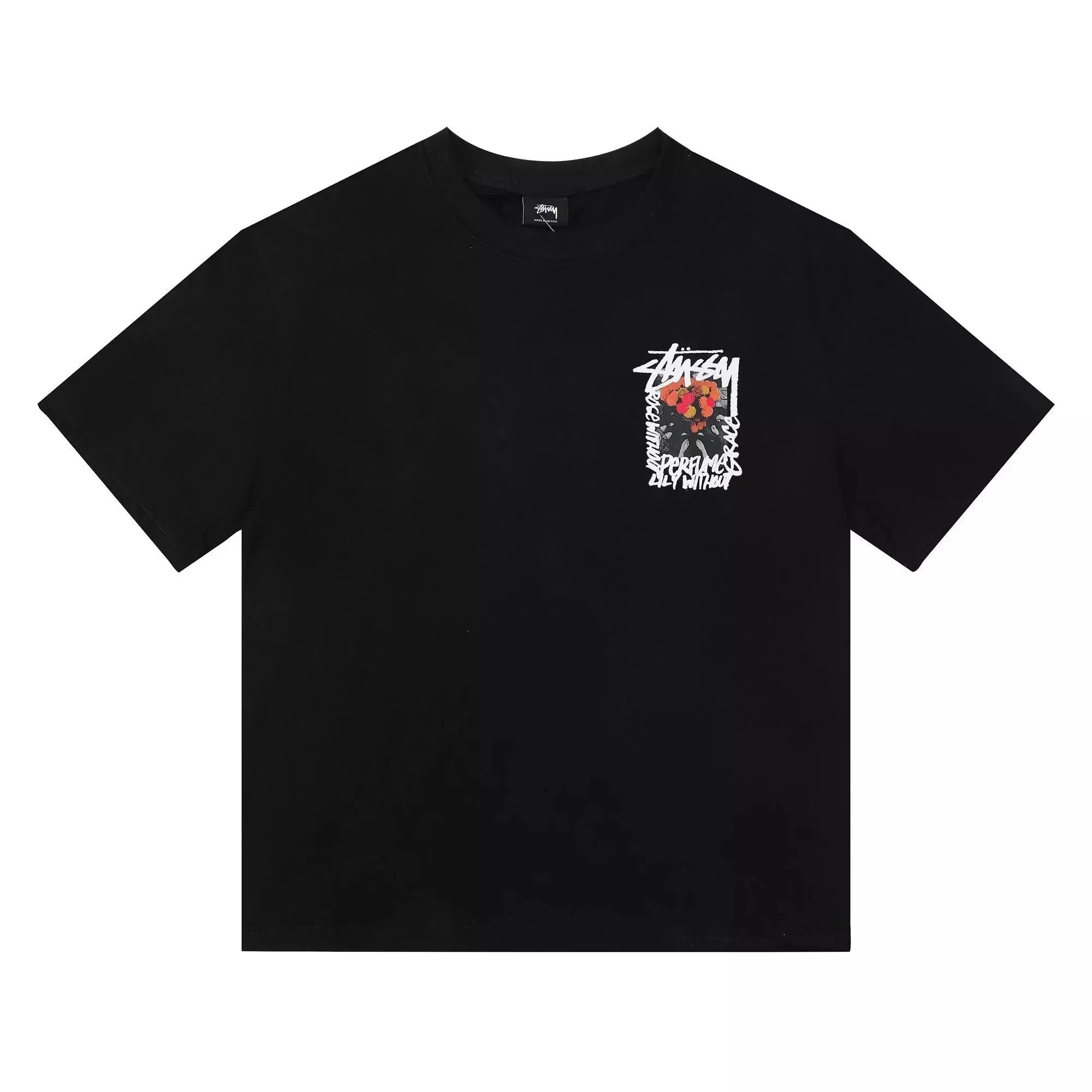 Stüssy T-Shirts Short-sleeve crew-neck logo graphic T-shirt — 21