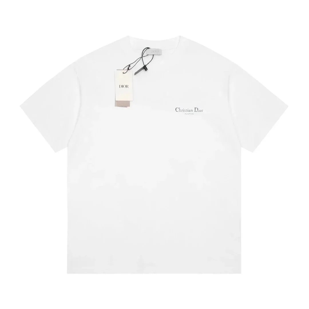Dior T-Shirts Logo-Embroidered Designs image 7