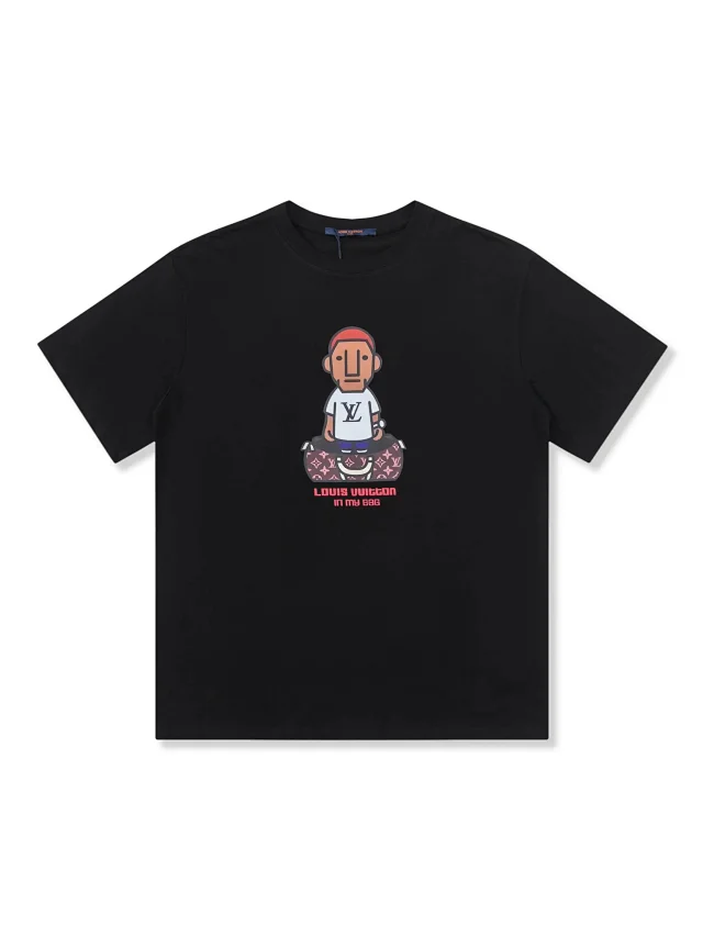 Louis Vuitton T-Shirts Short-Sleeve Graphic Print product detail image 10