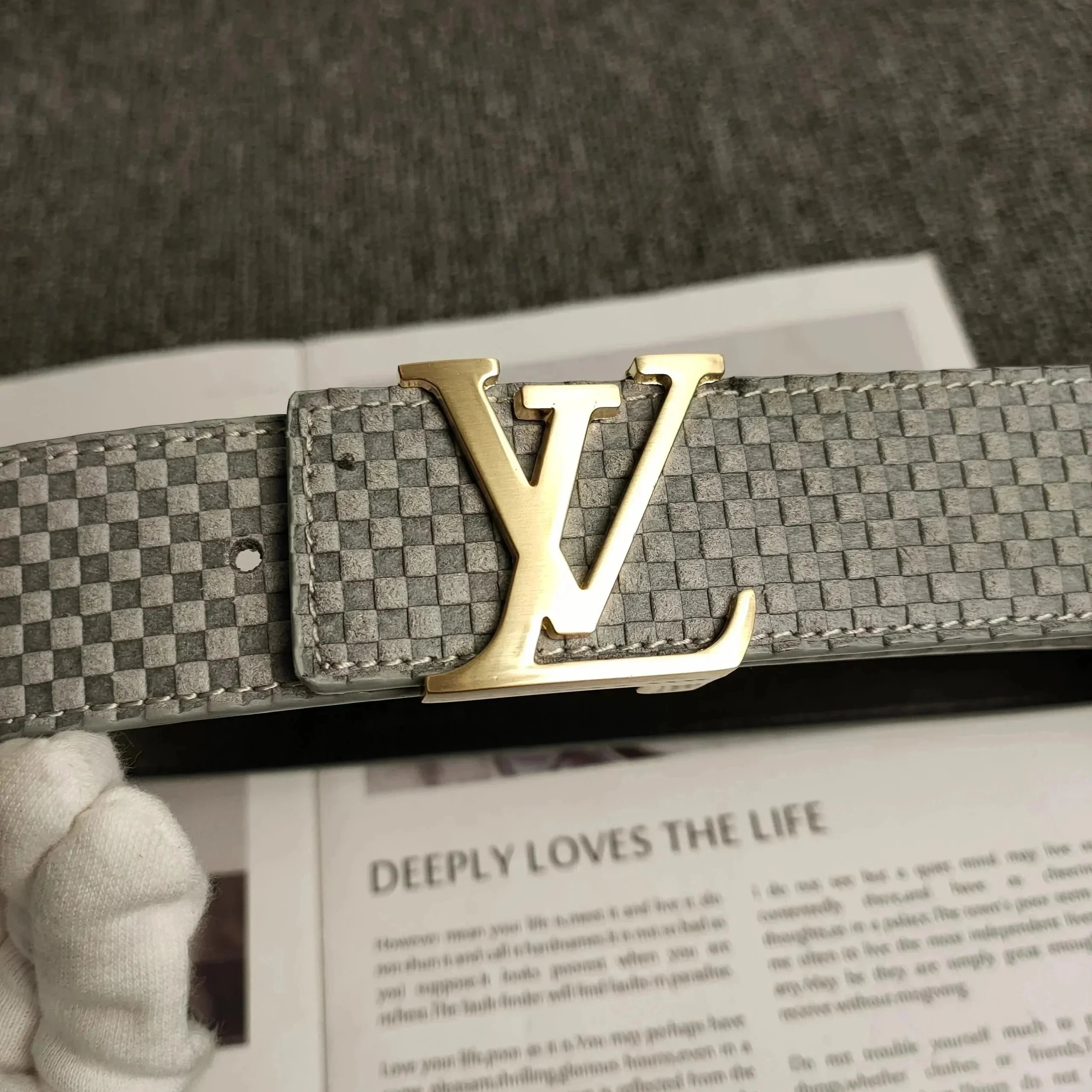 Louis Vuitton Belts LV Buckle Embossed Monogram Belt — 29