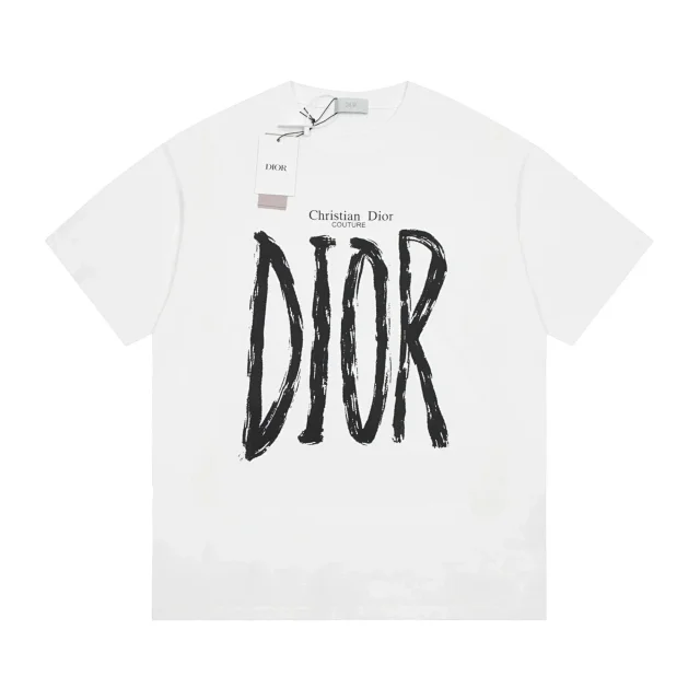 Dior T-Shirts Logo-Embroidered Designs product detail image 9