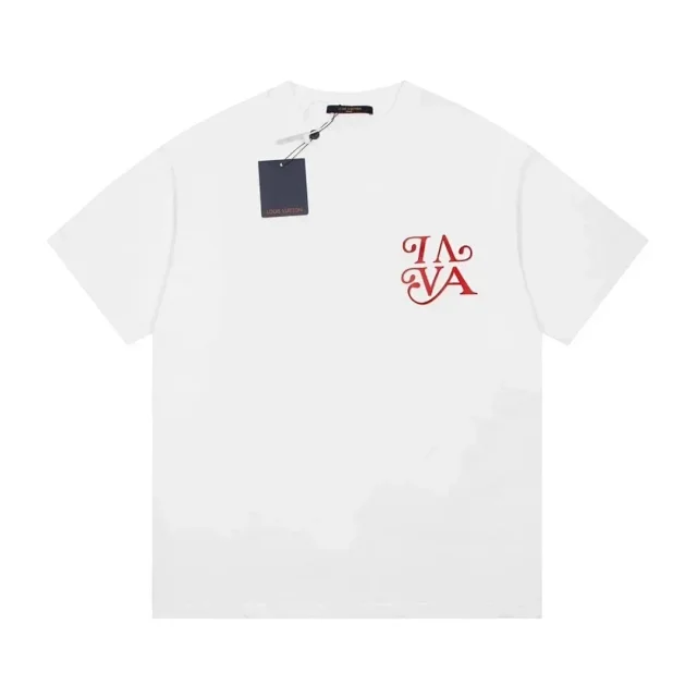 Louis Vuitton T-Shirts Short-Sleeve Logo Graphic product detail image 2