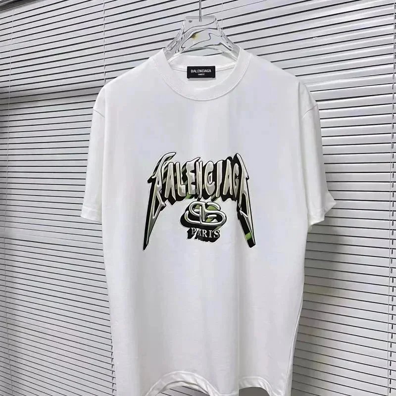 Balenciaga T-Shirts Oversized graphic logo T-shirt — 17