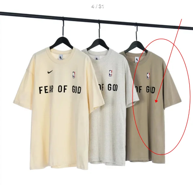 Fear of God T-Shirts ESSENTIALS logo graphic T-shirt product detail image 6