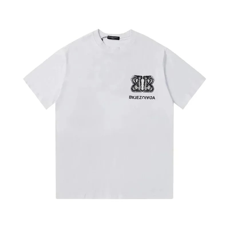 Balenciaga T-Shirts Oversized graphic logo T-shirt — 20