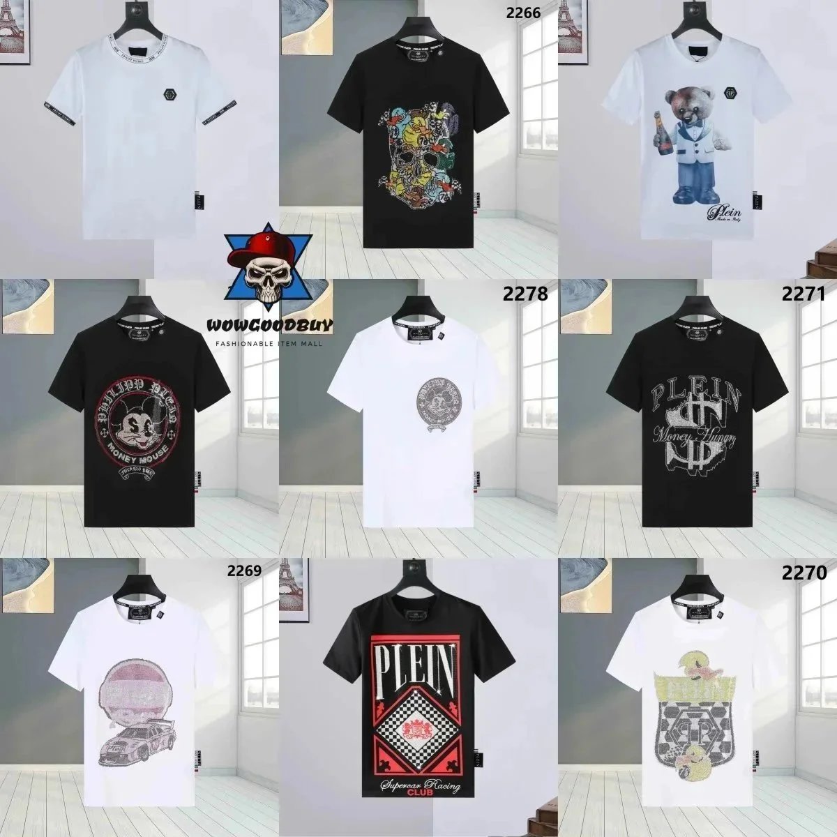 Philipp Plein Graphic T-Shirts [39 styles]