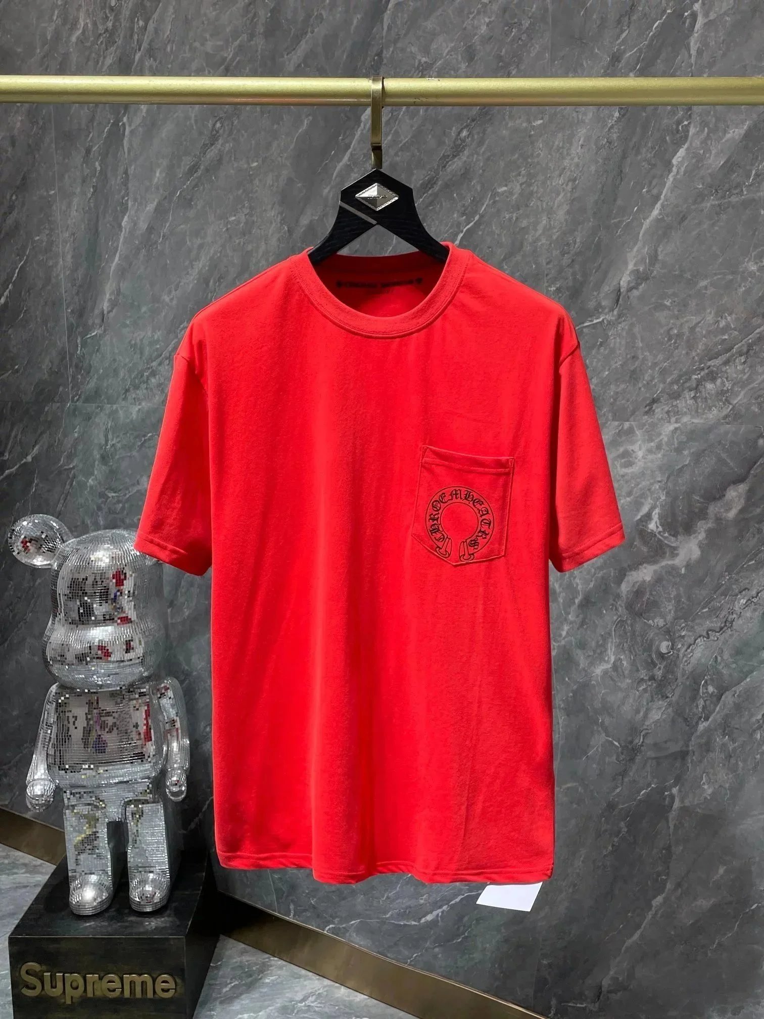 Chrome Hearts T-Shirts Graphic Pocket Short-Sleeve image 8
