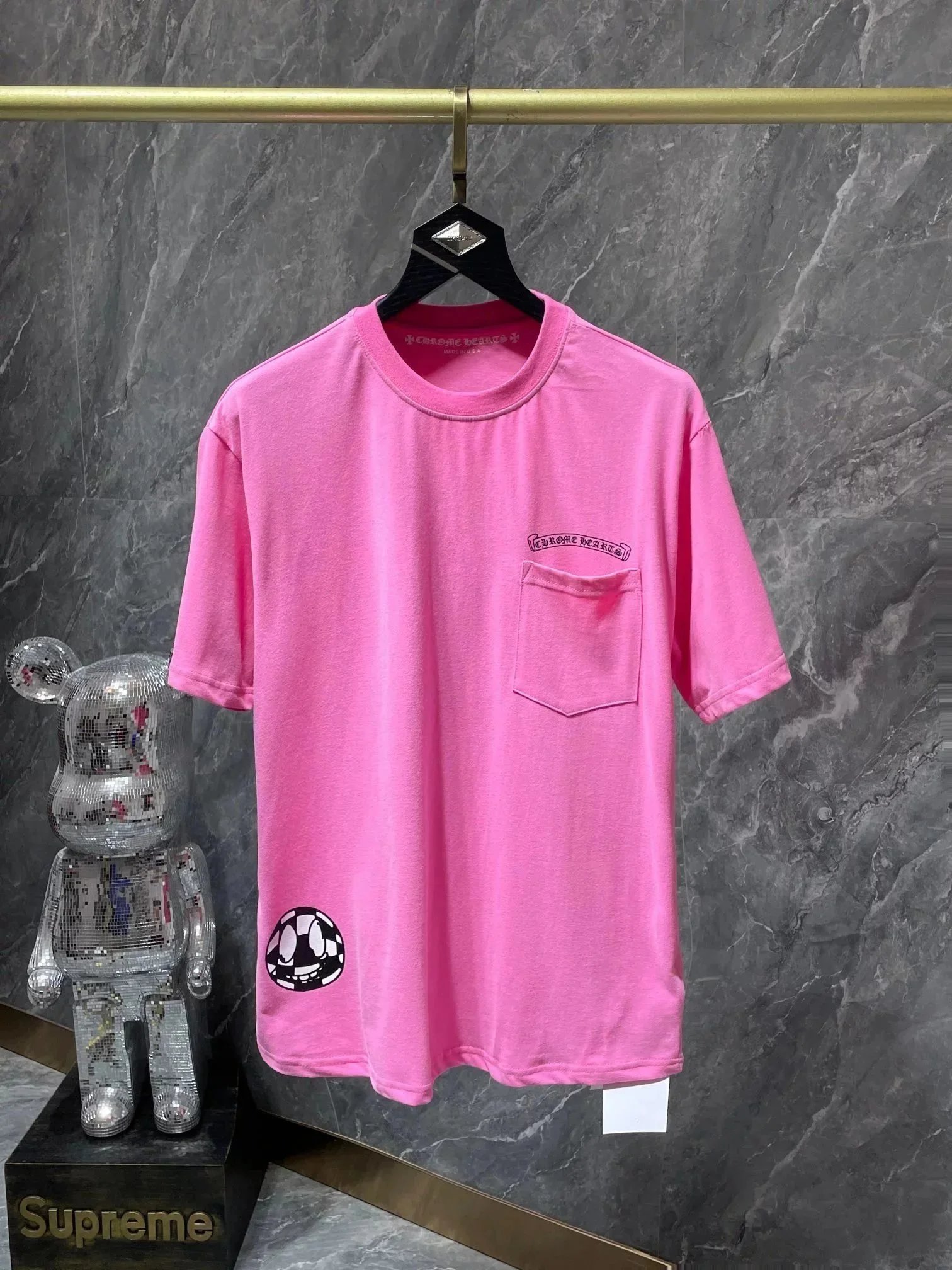 Chrome Hearts T-Shirts Graphic Pocket Short-Sleeve image 12