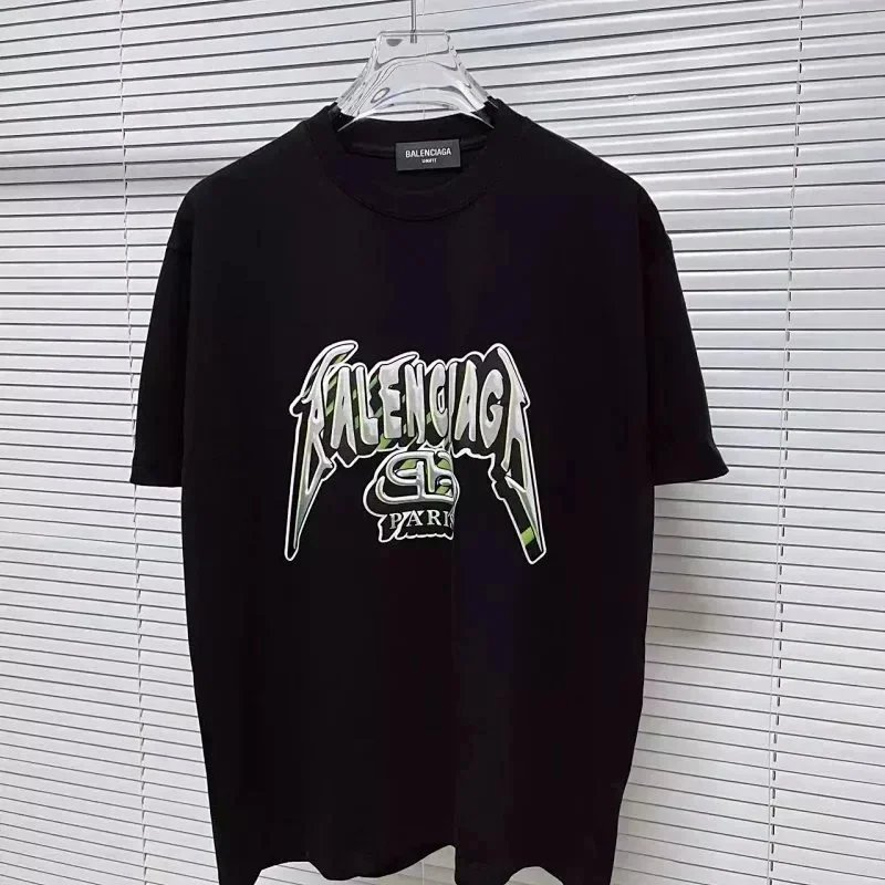 Balenciaga T-Shirts Oversized graphic logo T-shirt — 18