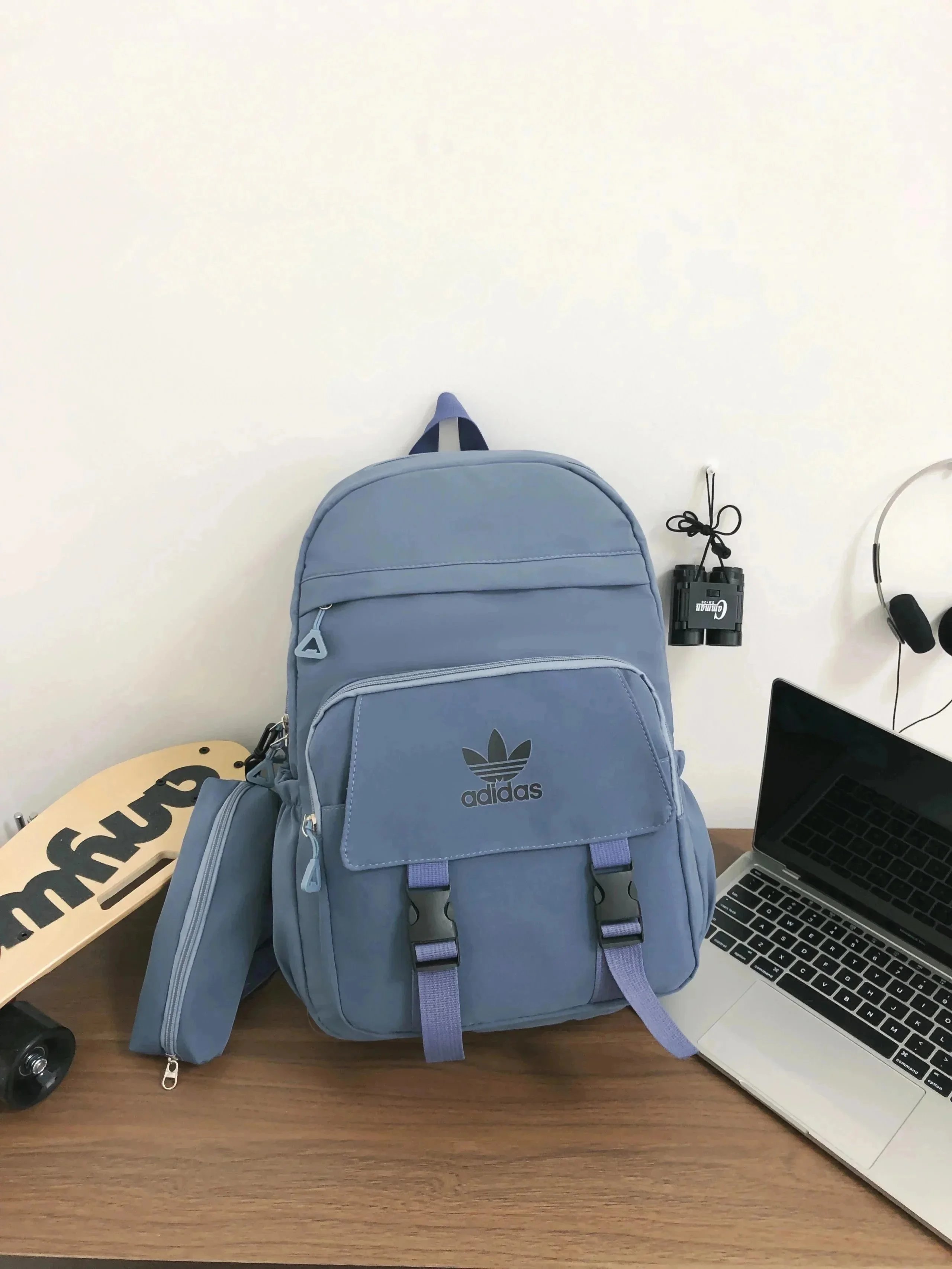 Adidas Backpacks Logo Print Backpack — 2254-2