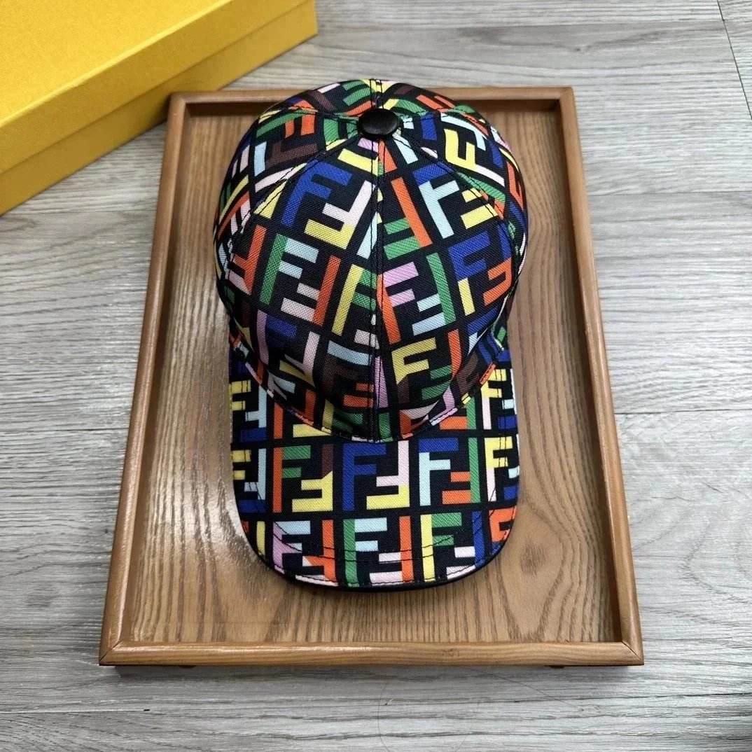 Fendi Hats FF monogram baseball cap — 21