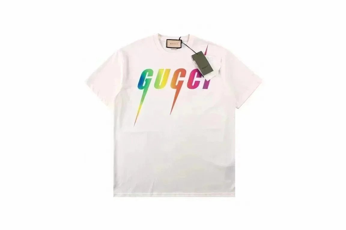 Gucci T-Shirts Graphic Print Short-Sleeve T-Shirt — 12
