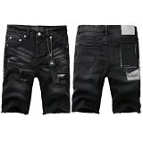 Distressed Black Denim Shorts [36 styles]