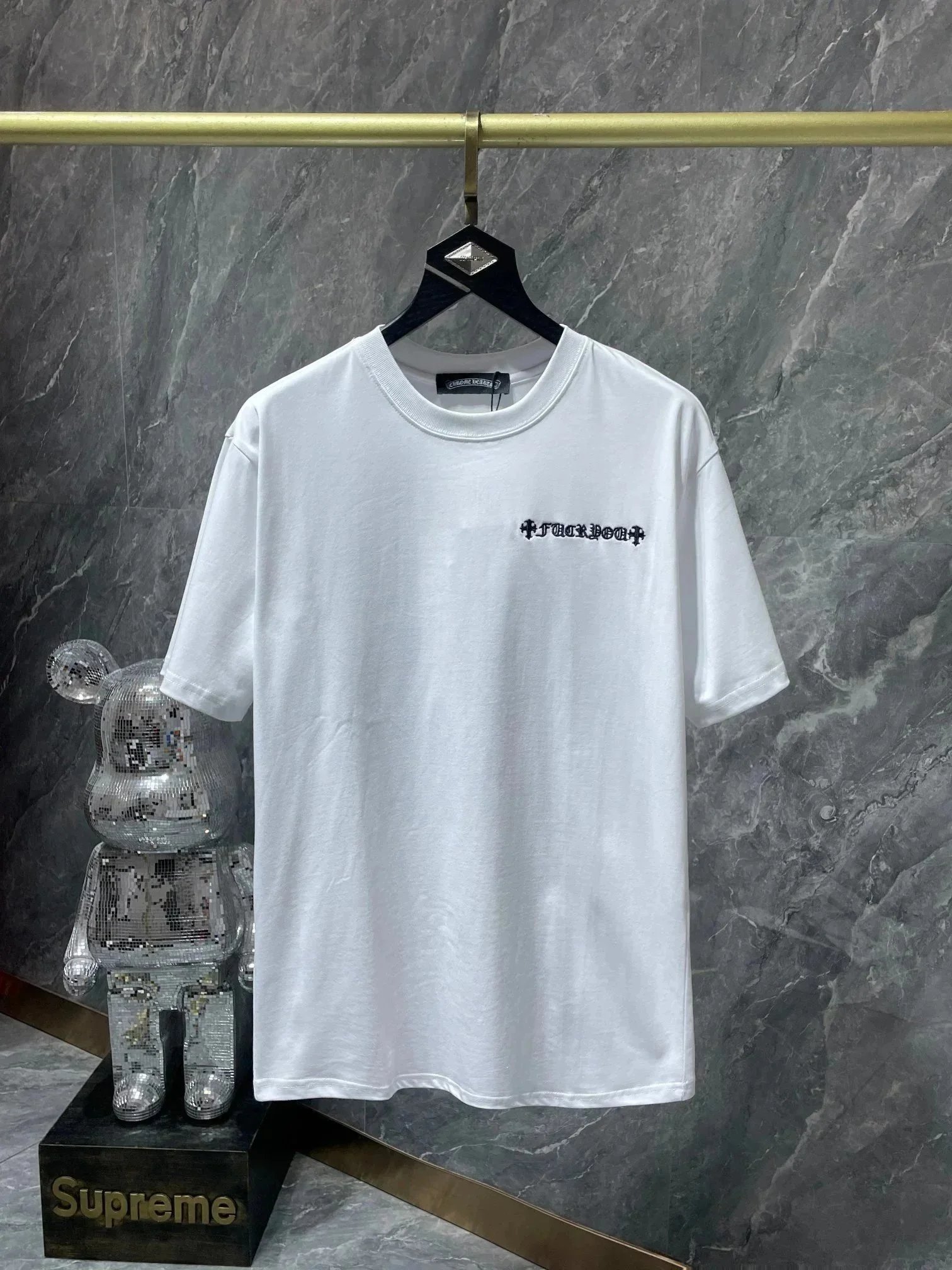 Chrome Hearts T-Shirts Graphic Pocket Short-Sleeve — 36
