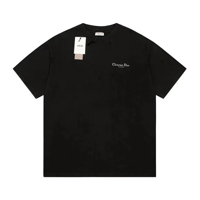 Dior T-Shirts Logo-Embroidered Designs product detail image 6