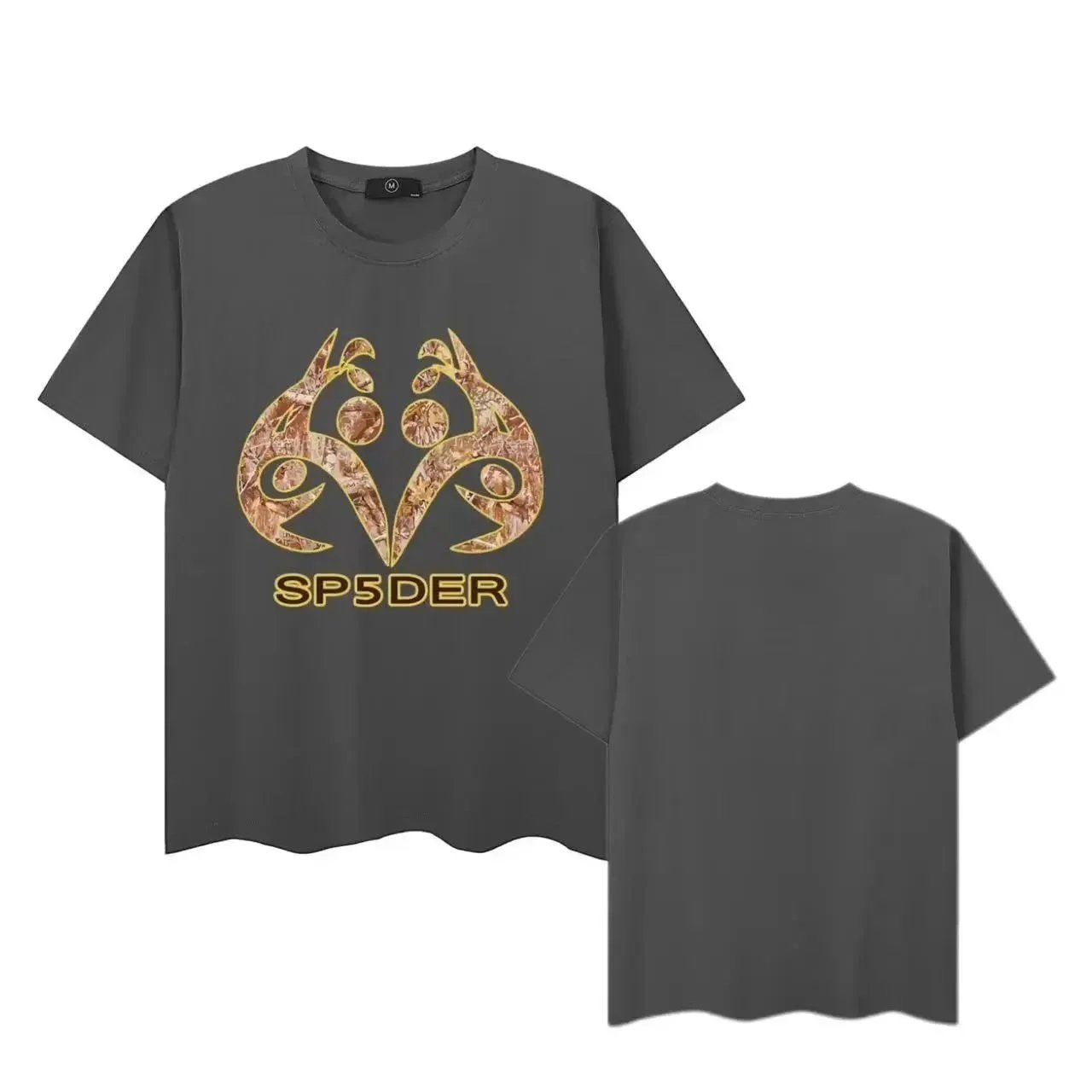 Sp5der T-Shirts Graphic-print crew-neck — 12