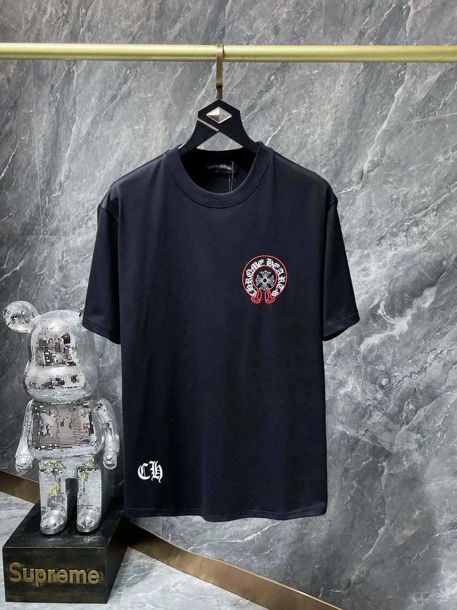 Chrome Hearts T-Shirts logo graphic short-sleeve T-shirt image 3