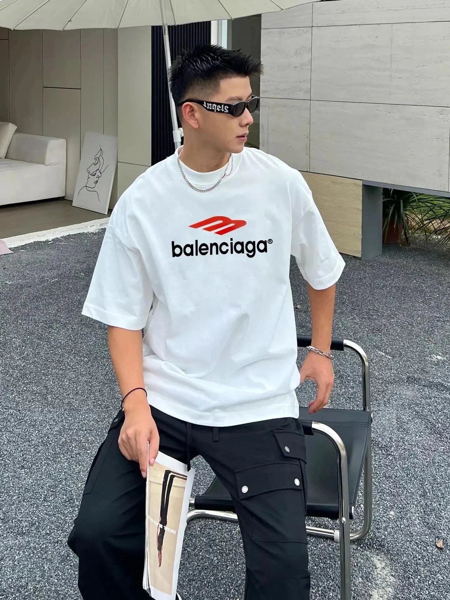 Balenciaga T-Shirts Logo Print image 2
