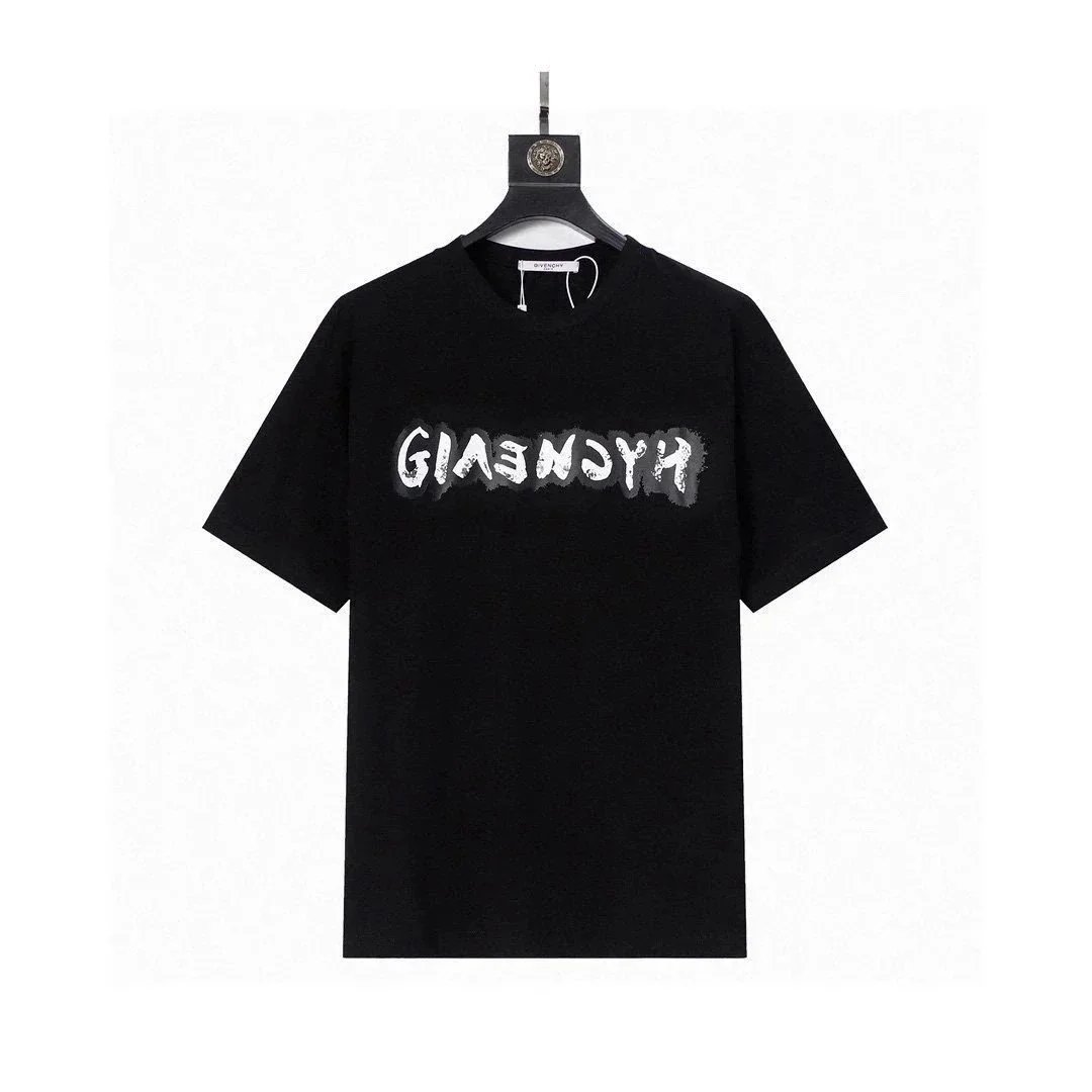 Givenchy T-Shirts Short-Sleeve Crewneck Logo T-Shirt — 19