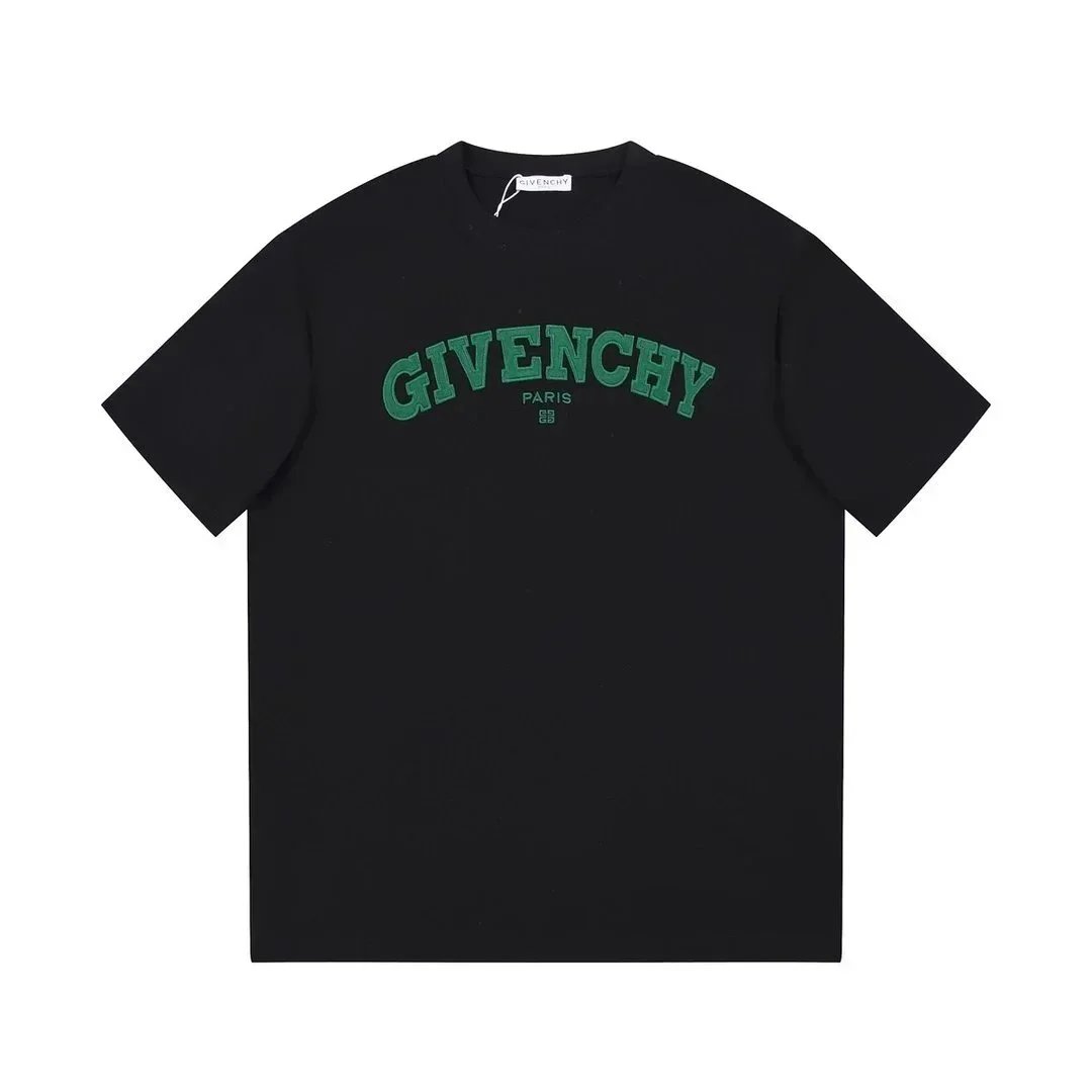 Givenchy T-Shirts Short-Sleeve Crewneck Logo T-Shirt — 23