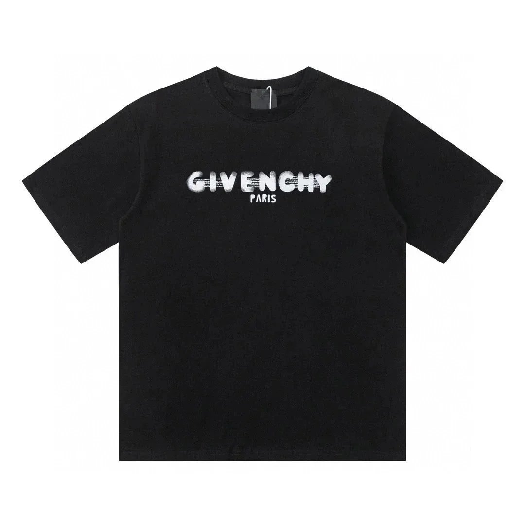 Givenchy T-Shirts Short-Sleeve Crewneck Logo T-Shirt — 34