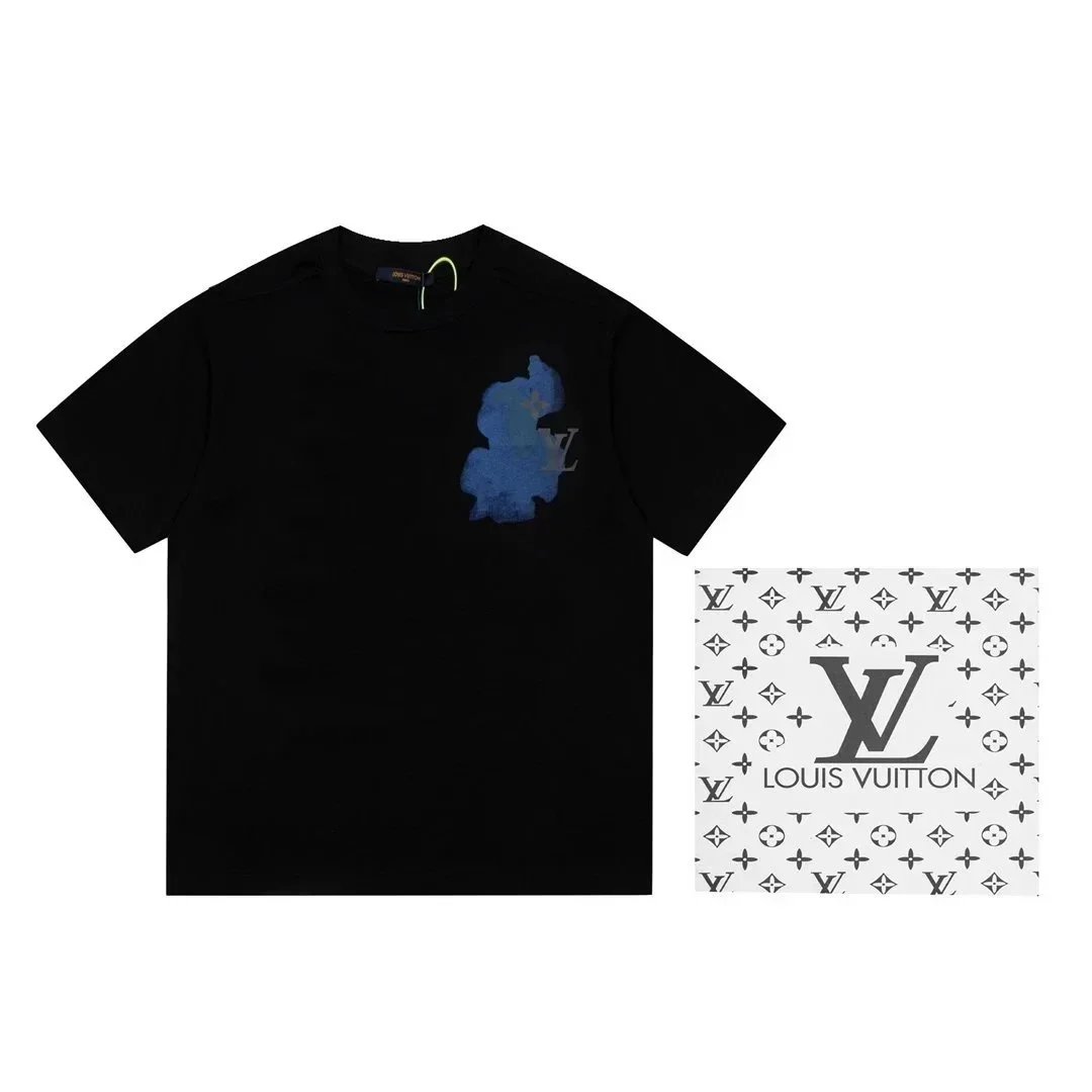 Louis Vuitton T-Shirts Short-Sleeve Logo Print — 7