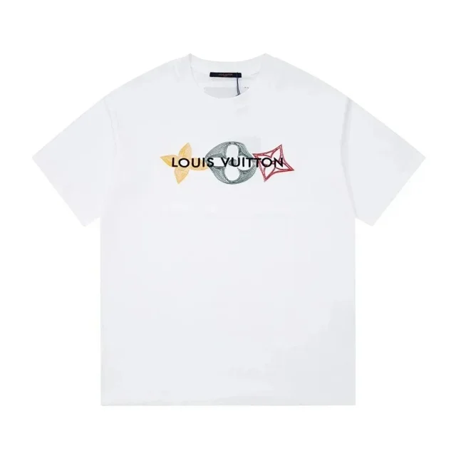 Louis Vuitton T-Shirts Short-Sleeve Logo T-Shirt product detail image 8