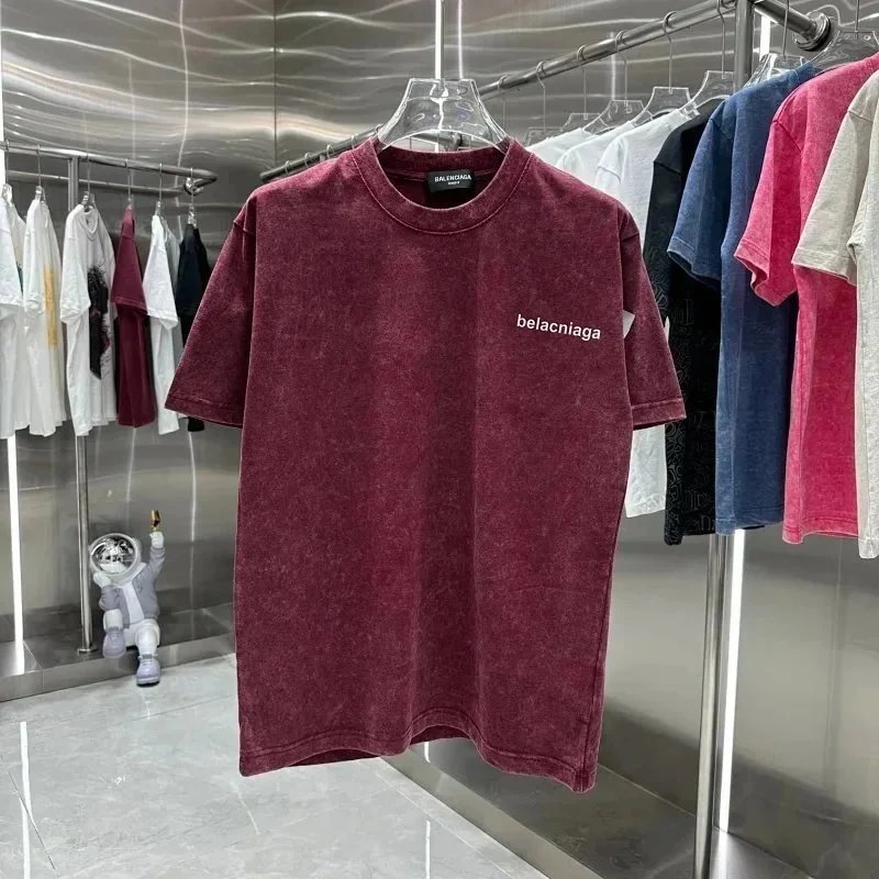 Balenciaga T-Shirts Oversized graphic logo T-shirt image 5