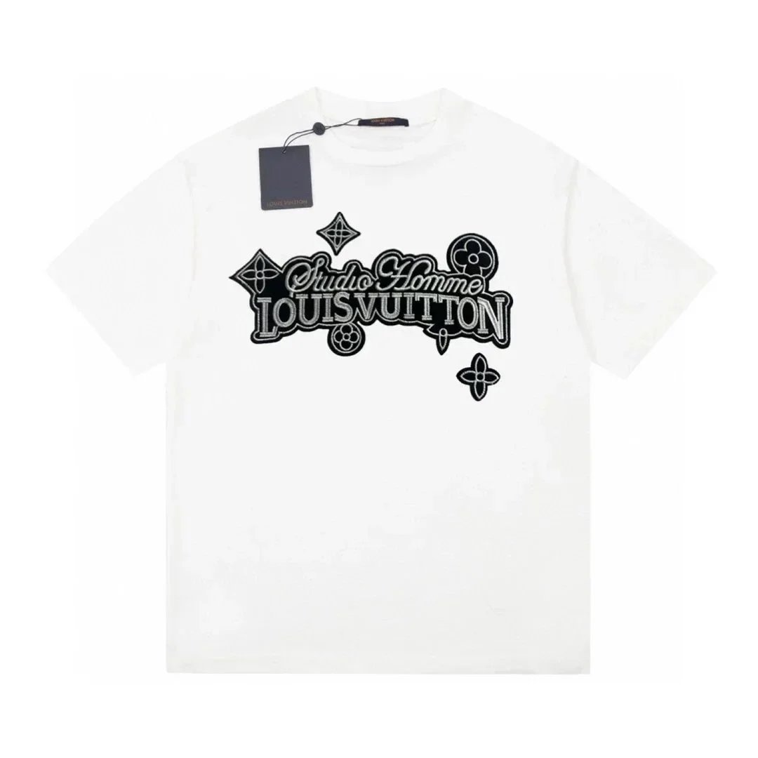 Louis Vuitton T-Shirts Short-Sleeve Logo T-Shirt image 3