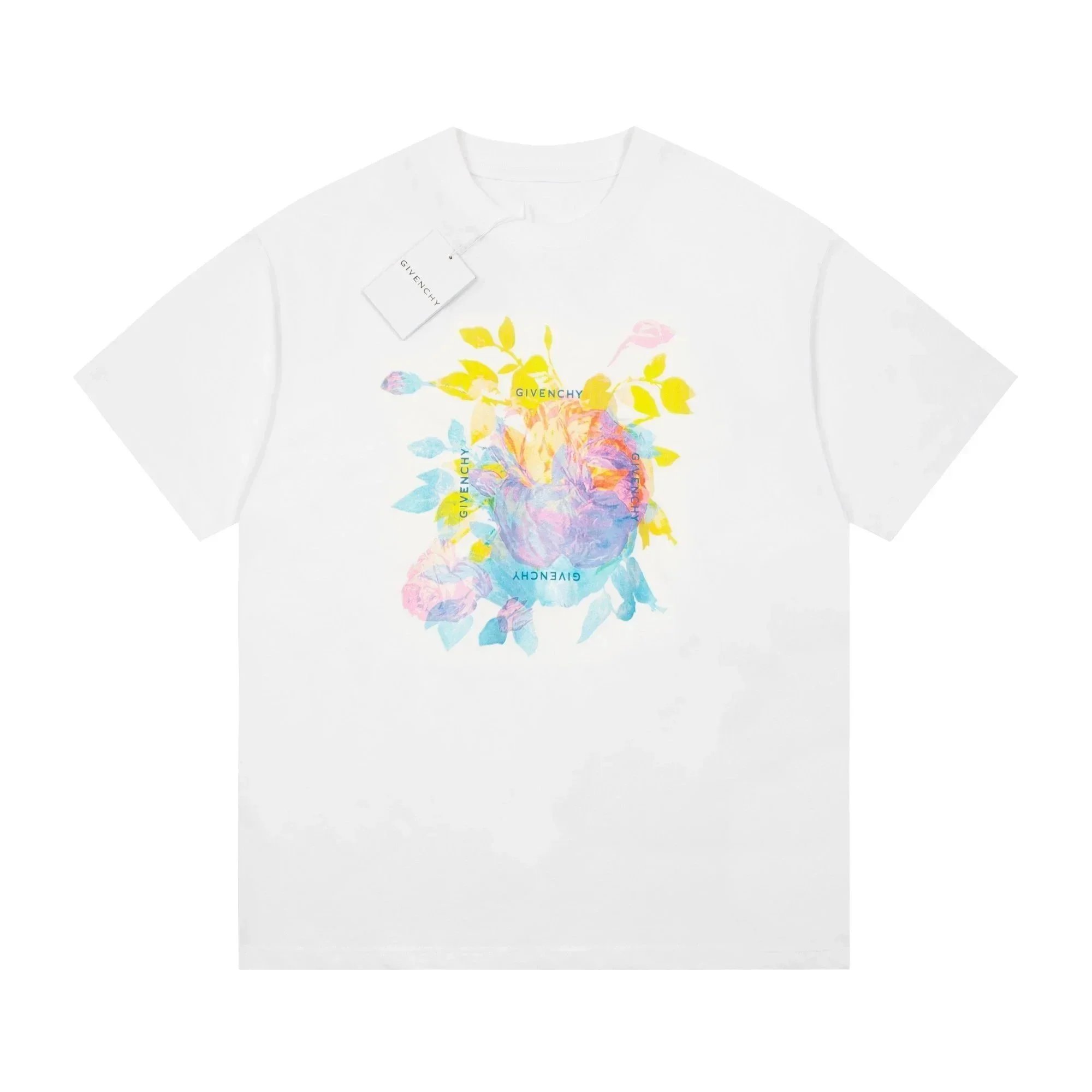 Givenchy T-Shirts Short-Sleeve Crewneck Logo T-Shirt image 6