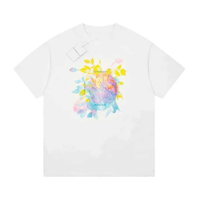 Givenchy T-Shirts Short-Sleeve Crewneck Logo T-Shirt product detail image 6