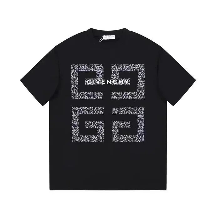 Givenchy T-Shirts Short-Sleeve Crewneck Logo T-Shirt — 16