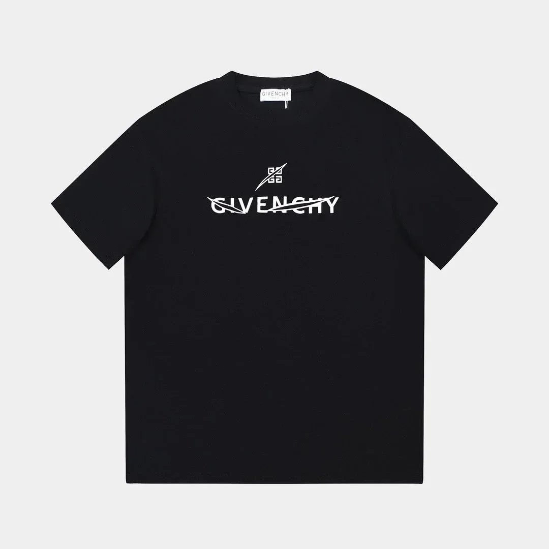Givenchy T-Shirts Short-Sleeve Crewneck Logo T-Shirt — 22