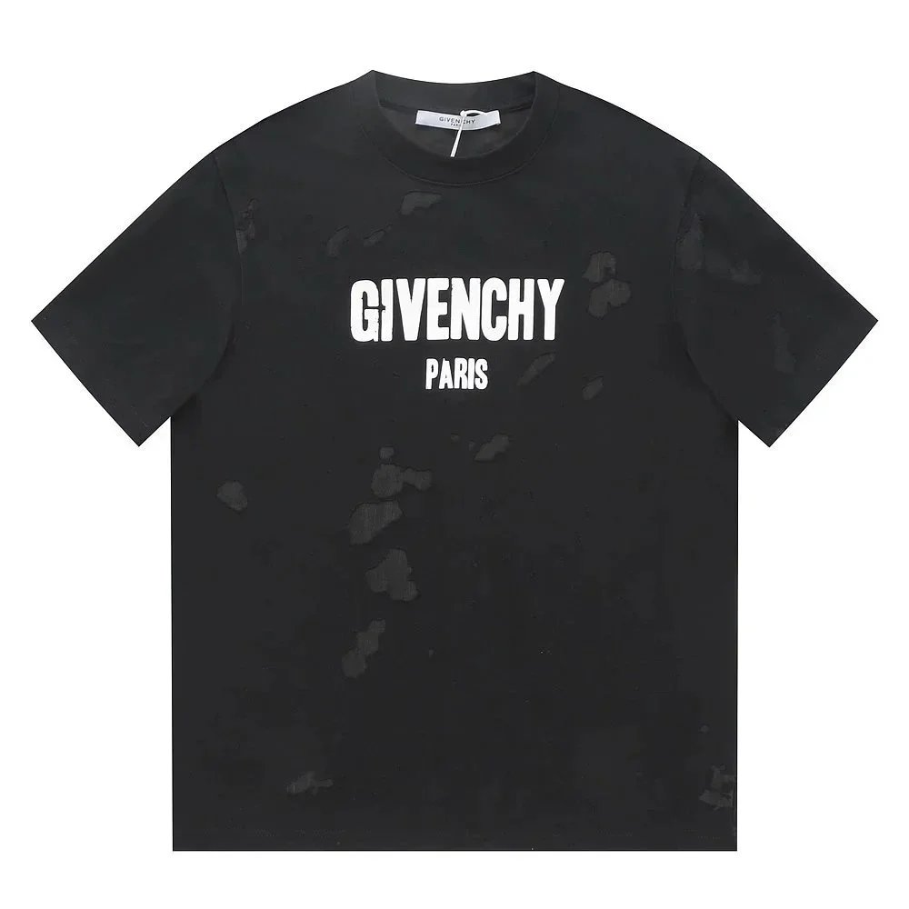 Givenchy T-Shirts Short-Sleeve Crewneck Logo T-Shirt — 25