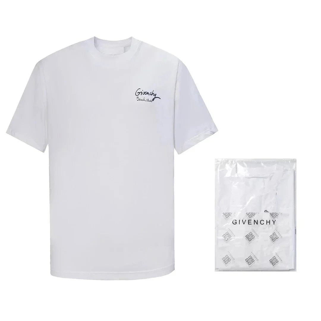 Givenchy T-Shirts Short-Sleeve Crewneck Logo T-Shirt — 31