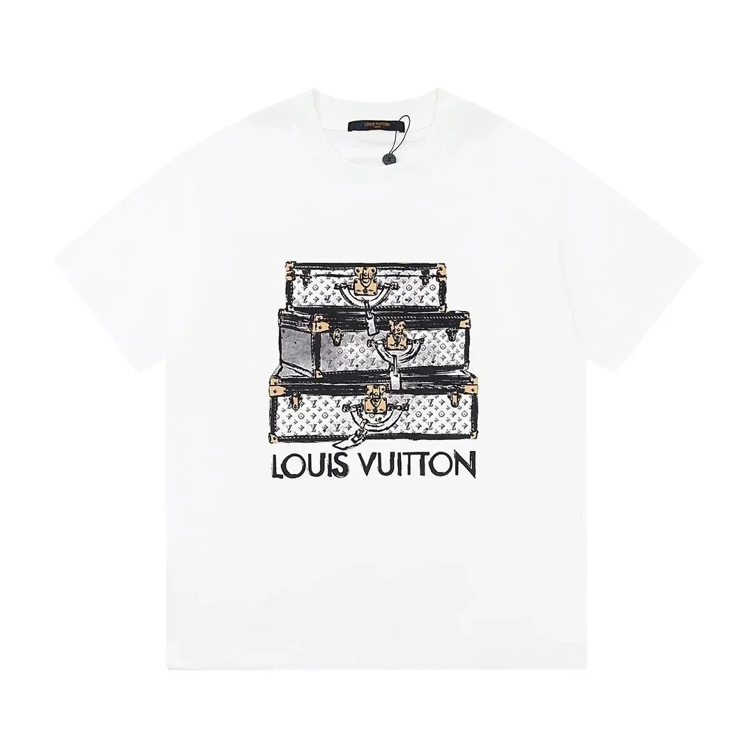 Louis Vuitton T-Shirts Short-Sleeve Graphic T-Shirt — 16