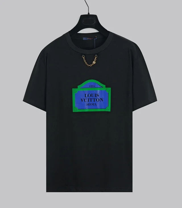 Louis Vuitton T-Shirts Short-Sleeve Logo T-Shirt product detail image 13