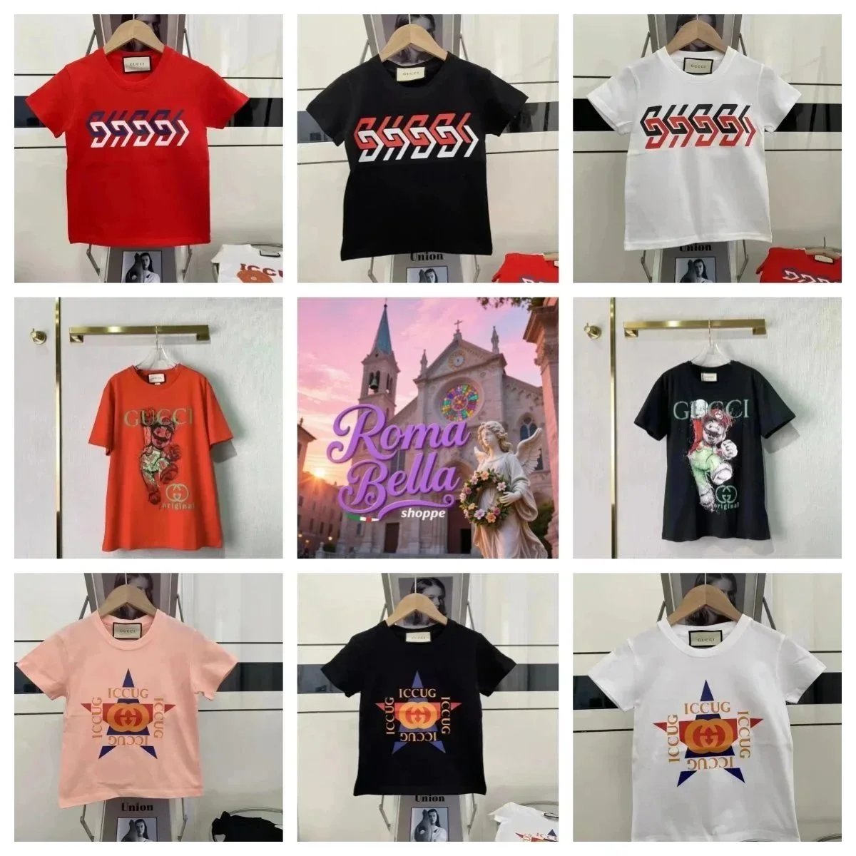 Gucci T-Shirts Graphic Print Short-Sleeve T-Shirt image 1