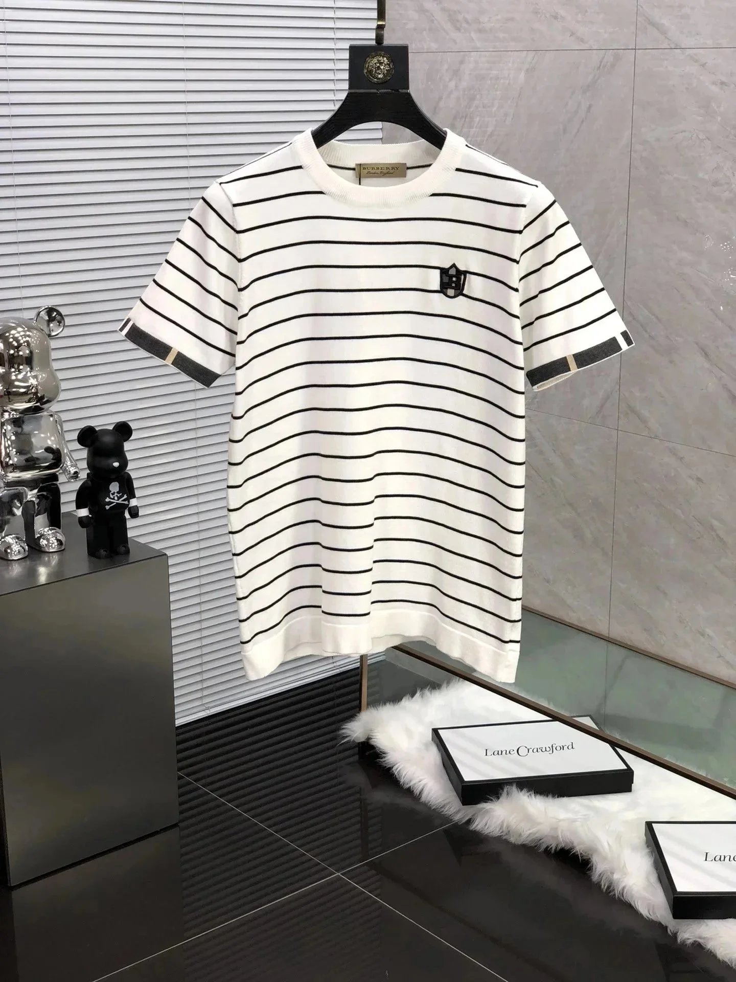Burberry Shirts Short-Sleeve Polo and Striped T-Shirt Styles image 1