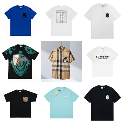 Burberry Monogram & Check T-Shirts and Shirt [13 styles]