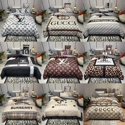 Luxury Brand Logo Bedding Set [40 styles]