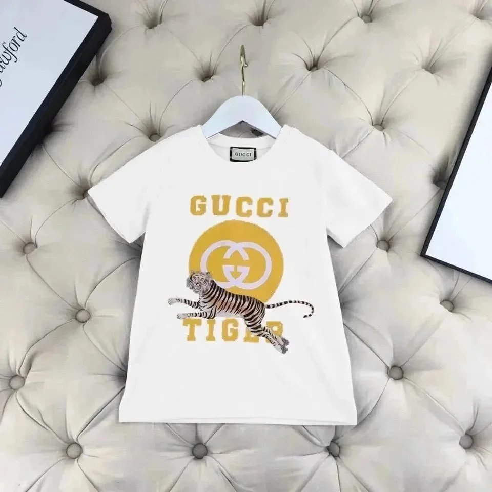 Gucci T-Shirts Graphic Print Short-Sleeve T-Shirt — 29