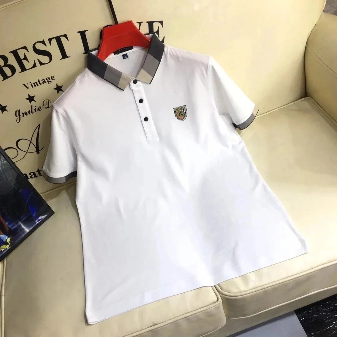 Burberry Shirts Short-Sleeve Polo and Striped T-Shirt Styles image 7