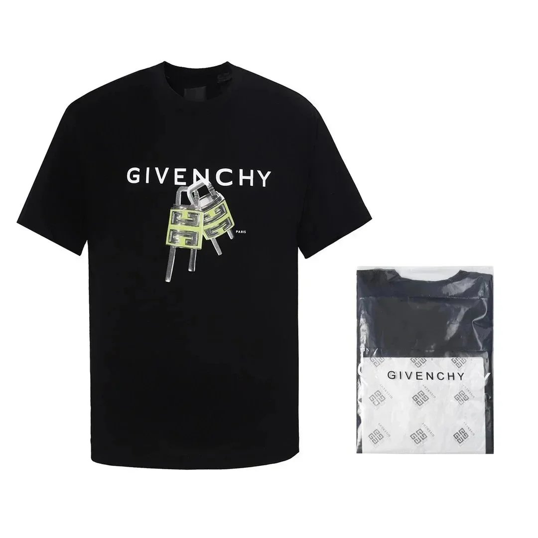 Givenchy T-Shirts Short-Sleeve Crewneck Logo T-Shirt image 12