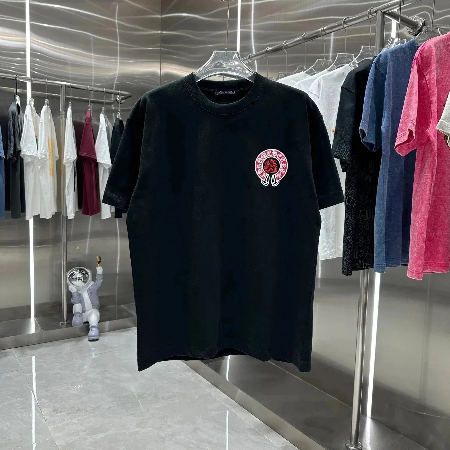 Chrome Hearts T-Shirts Short-sleeve graphic T-shirt with cross motifs — 33