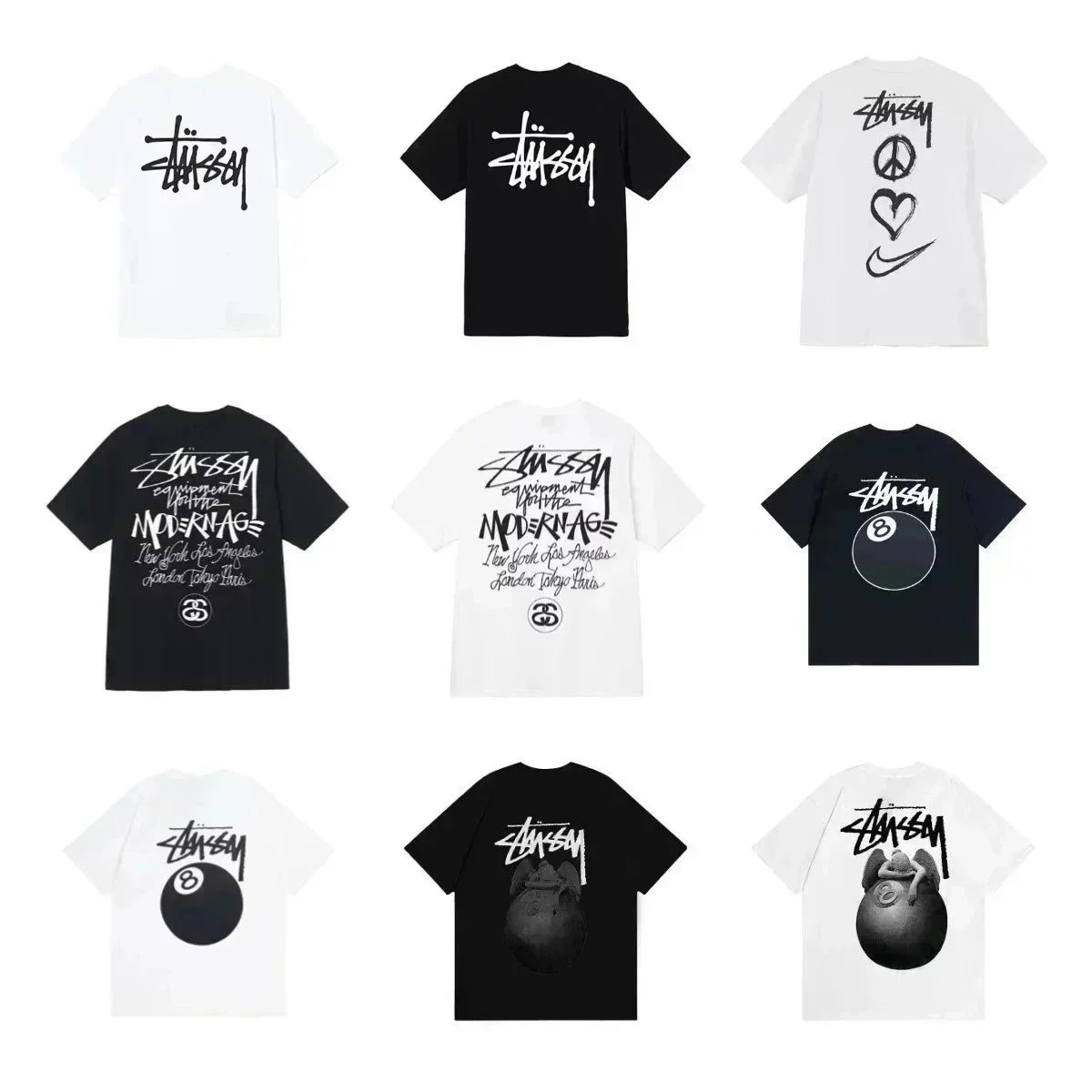 Stüssy Classic Logo & Graphic T-Shirts [40 styles]