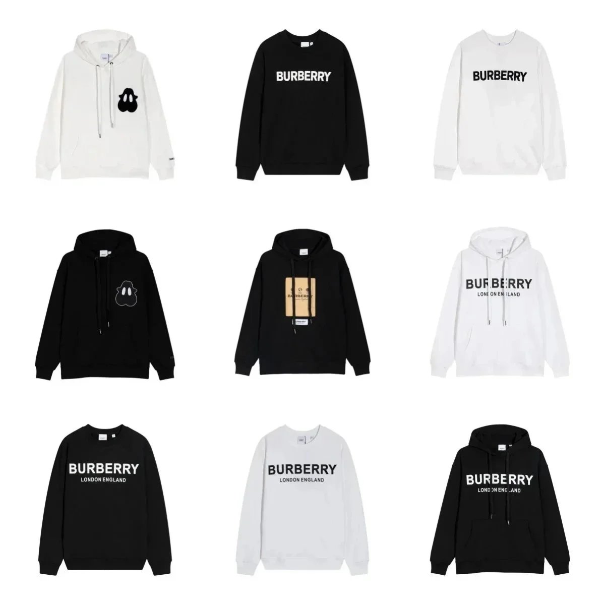Burberry Logo Graphic Hoodies & Sweatshirts [10 styles]