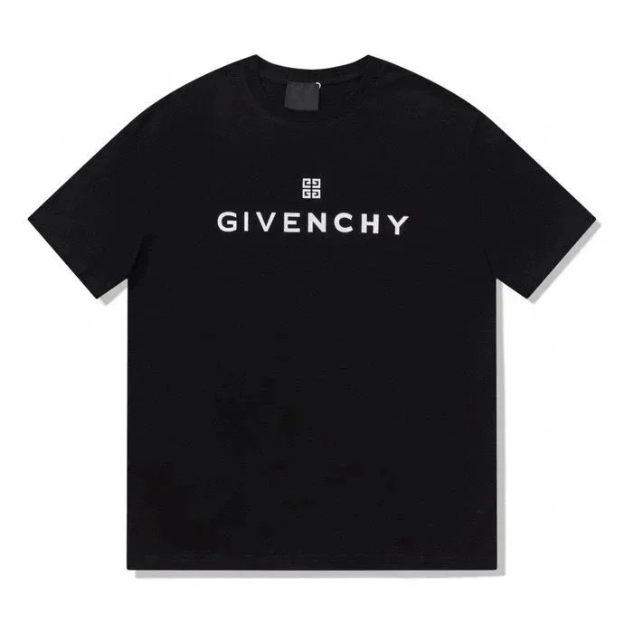 Givenchy T-Shirts Short-Sleeve Crewneck Logo T-Shirt — 21