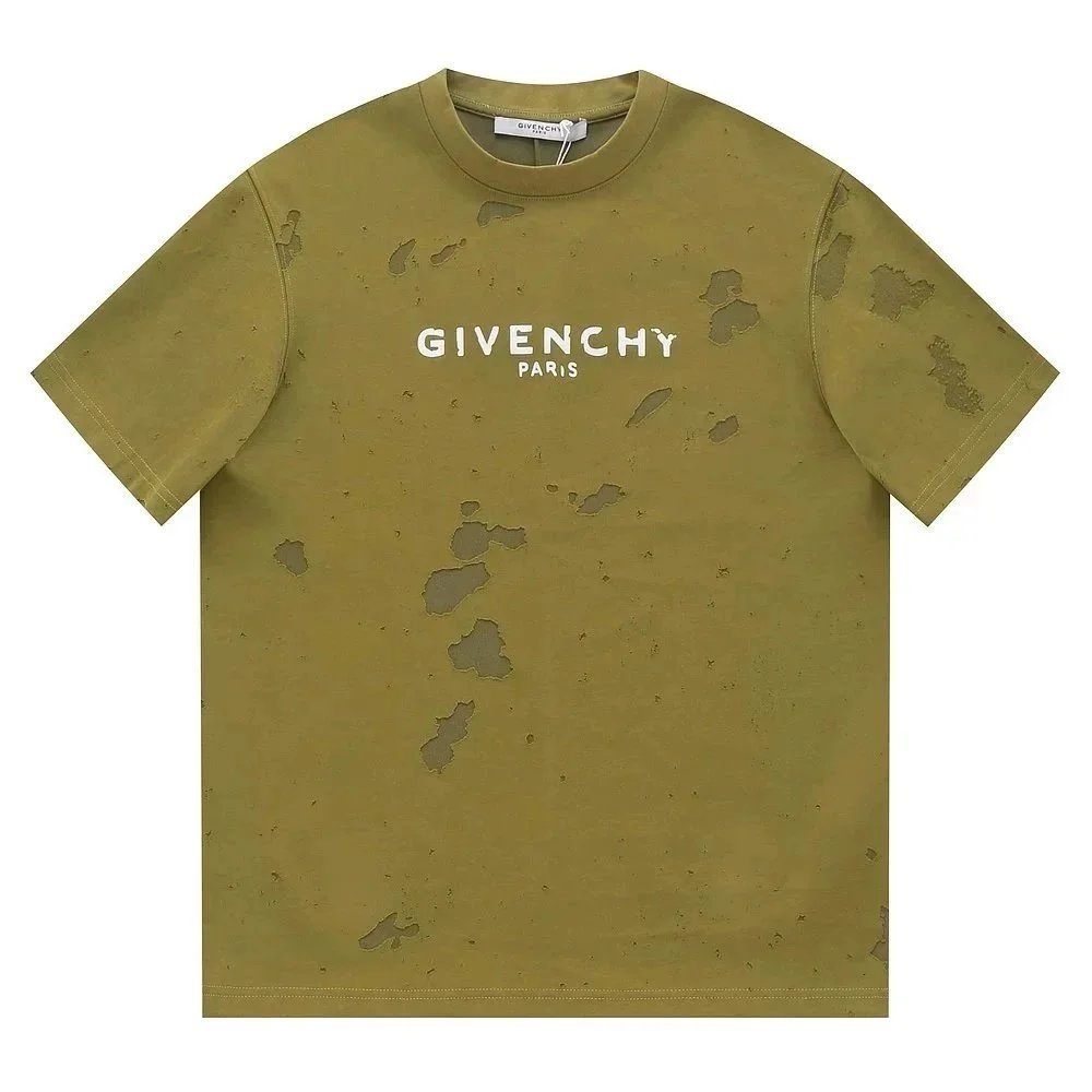 Givenchy T-Shirts Short-Sleeve Crewneck Logo T-Shirt — 27